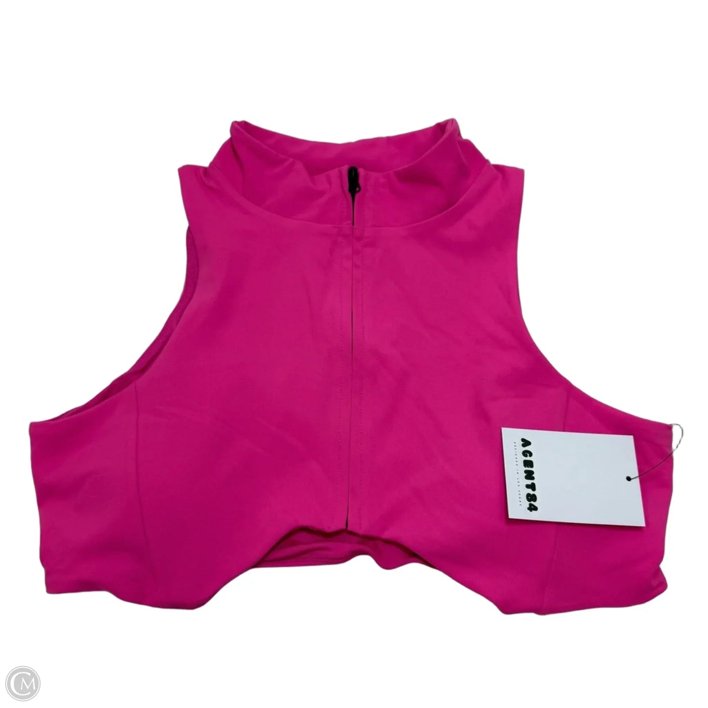 Athletic Bra By Agent 84 In Pink, Size: L