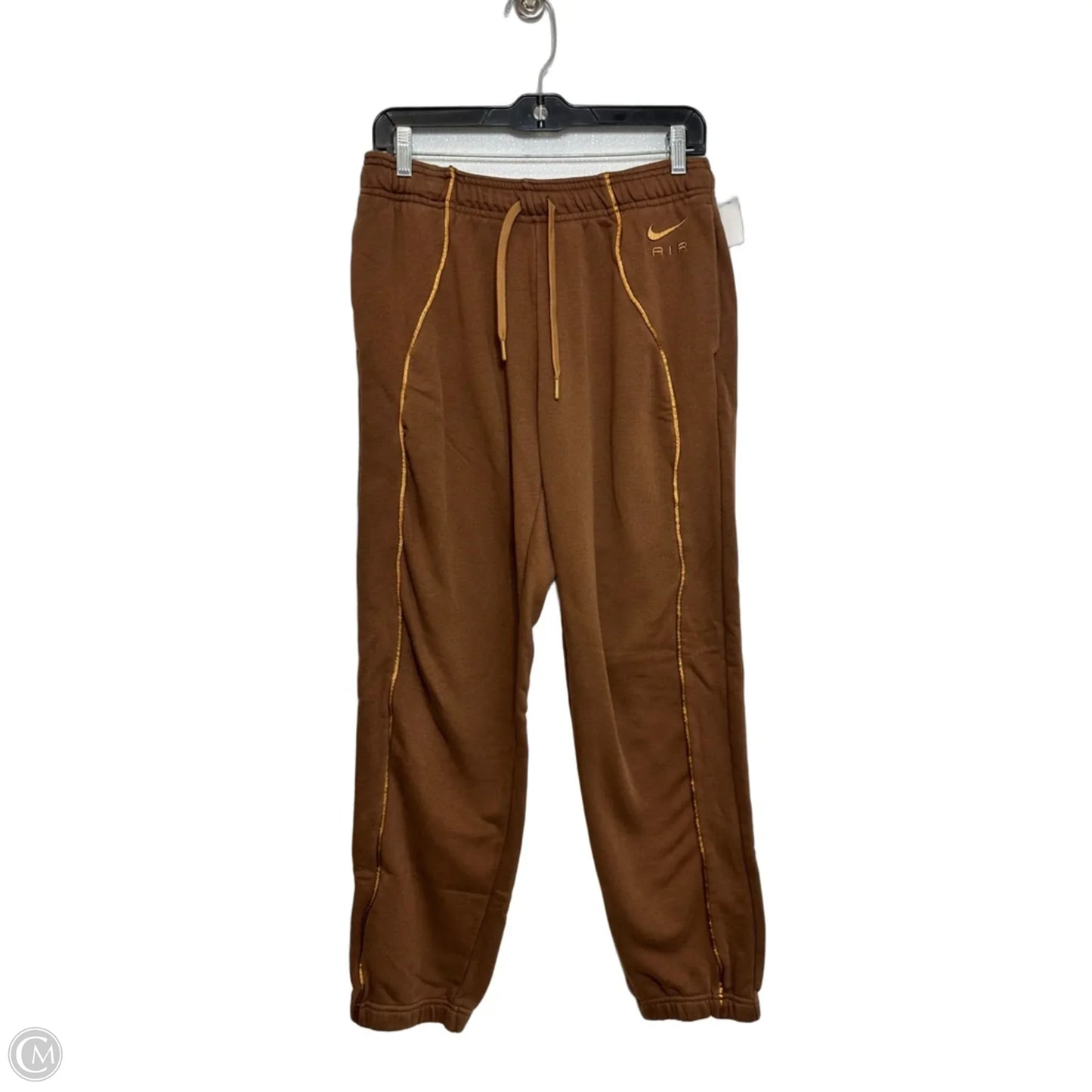 Athletic Pants By Nike In Brown, Size: M
