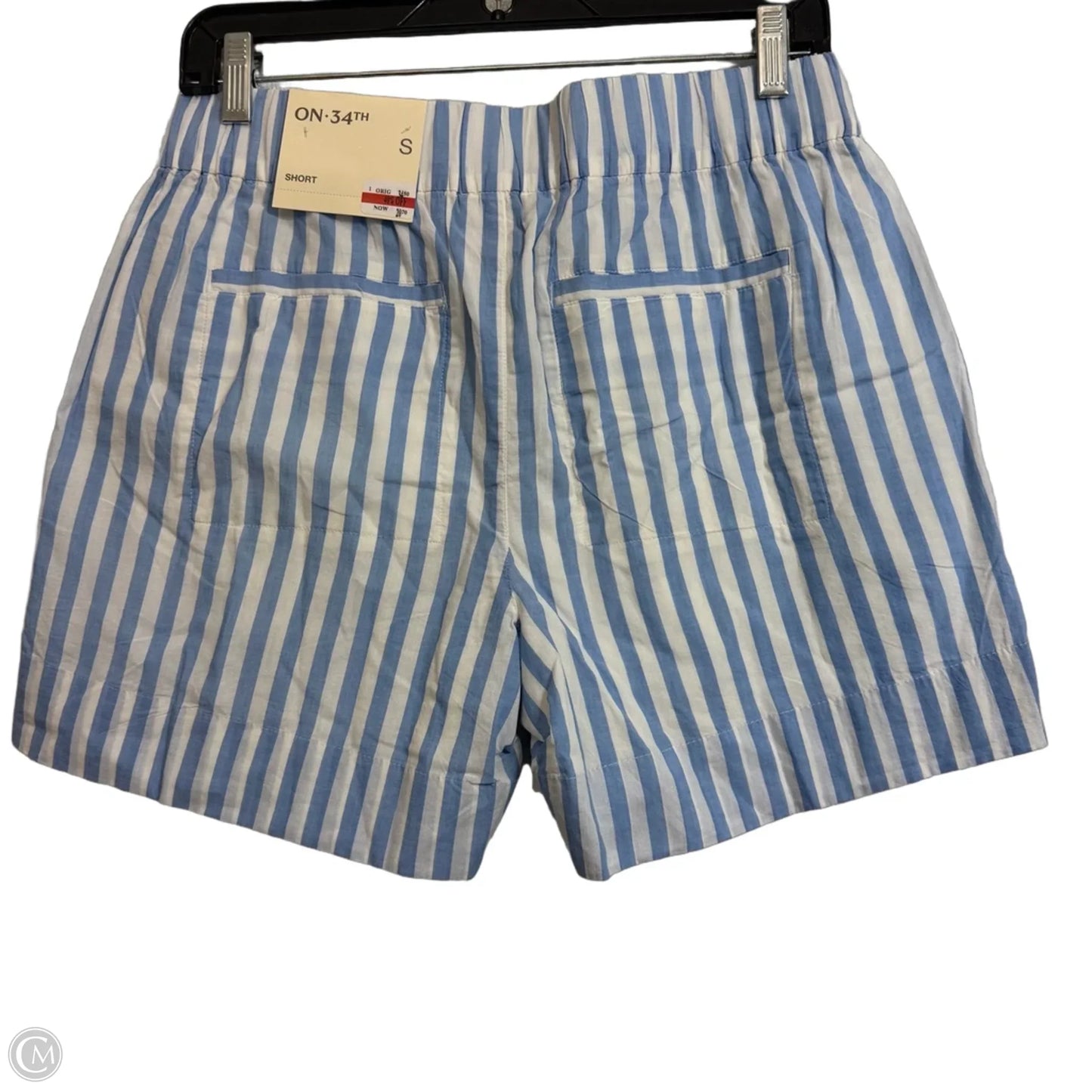Shorts By On 34th In Striped Pattern, Size: S