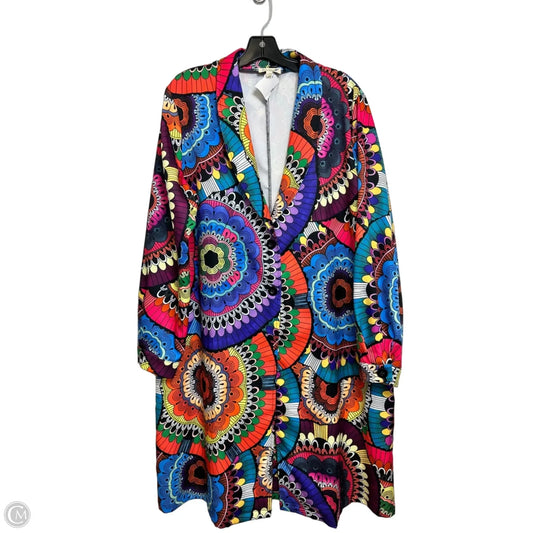 Blazer By Clothes Mentor In Multi-colored, Size: L
