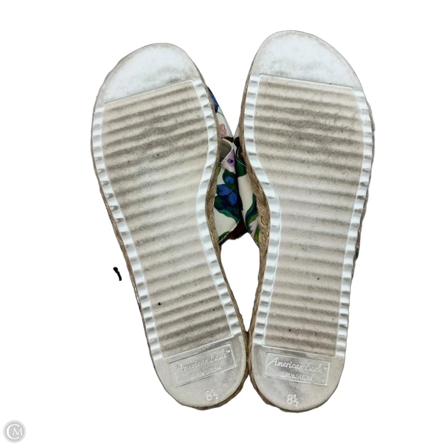 Sandals Flats By American Eagle In Tropical Print, Size: 8.5