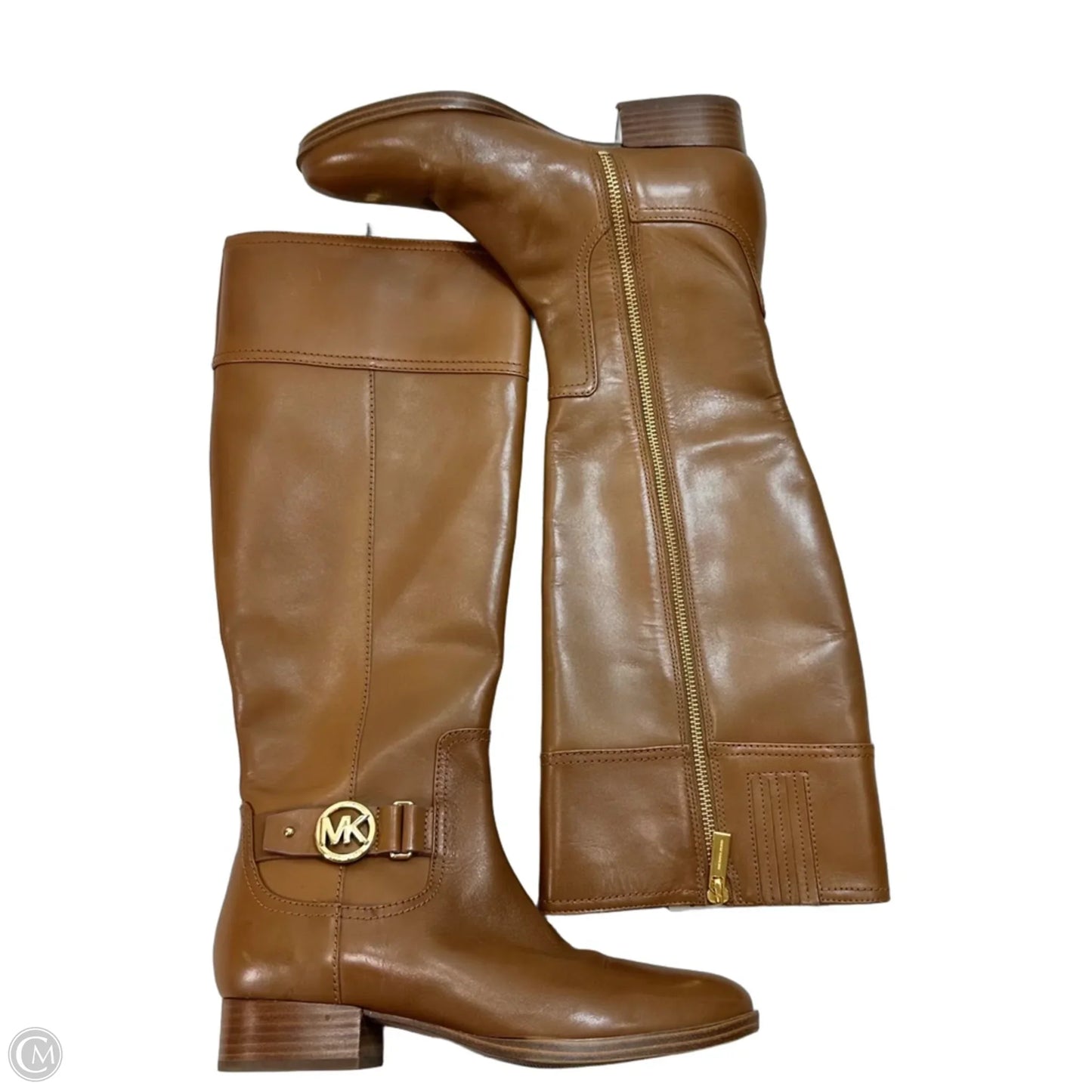 Boots Knee Flats By Michael By Michael Kors In Tan, Size: 7.5