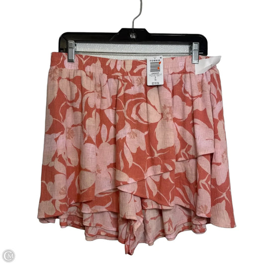 Skort By Torrid In Tropical Print, Size: L