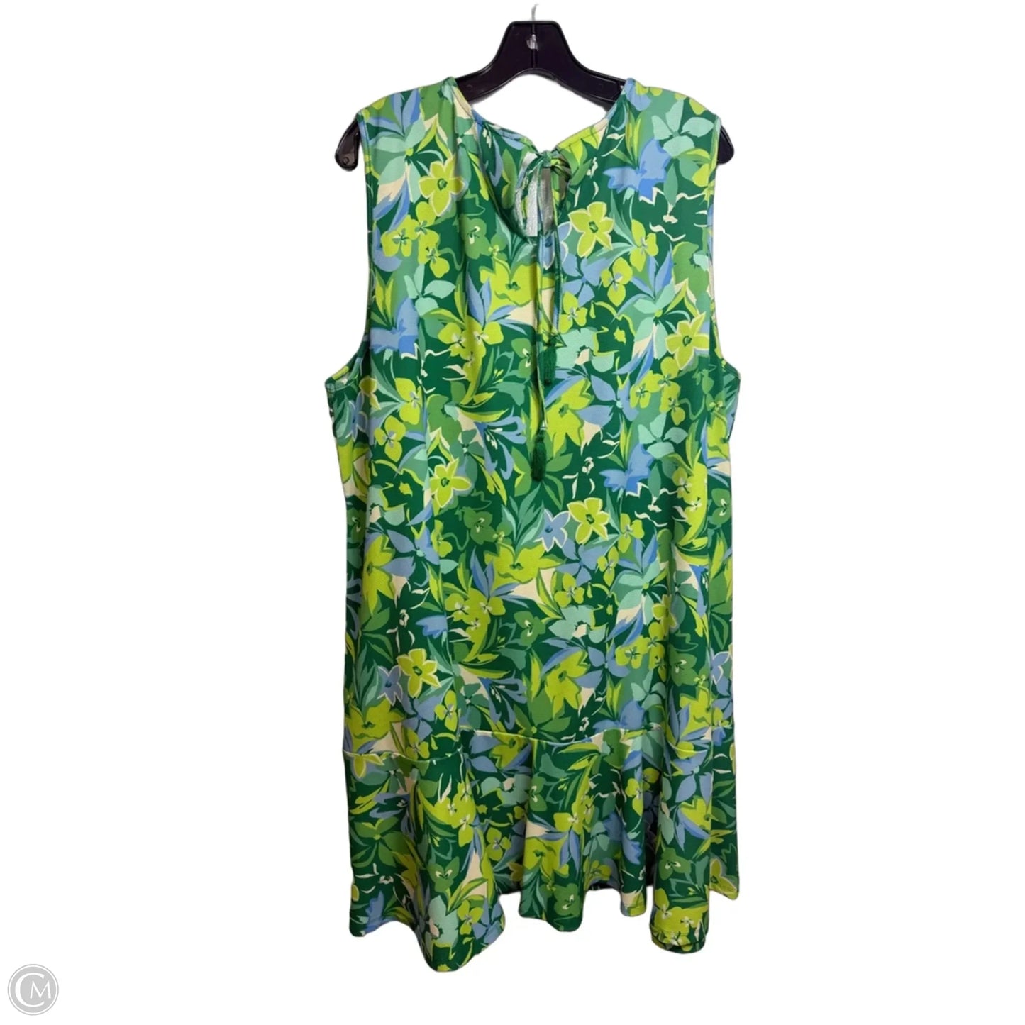 Dress Casual Short By Stella Parker In Floral Print, Size: 2x