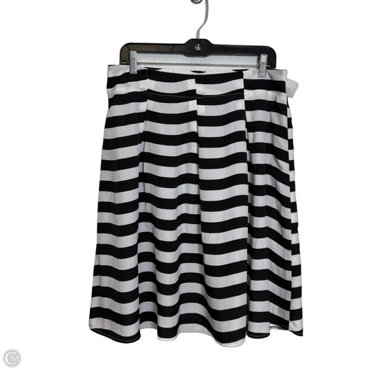 Skirt Mini & Short By Lane Bryant In Black & White, Size: 16