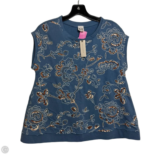 Top Sleeveless By Anthropologie In Blue, Size: Xs
