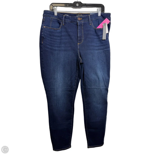 Jeans Jeggings By Talbots In Blue Denim, Size: 14