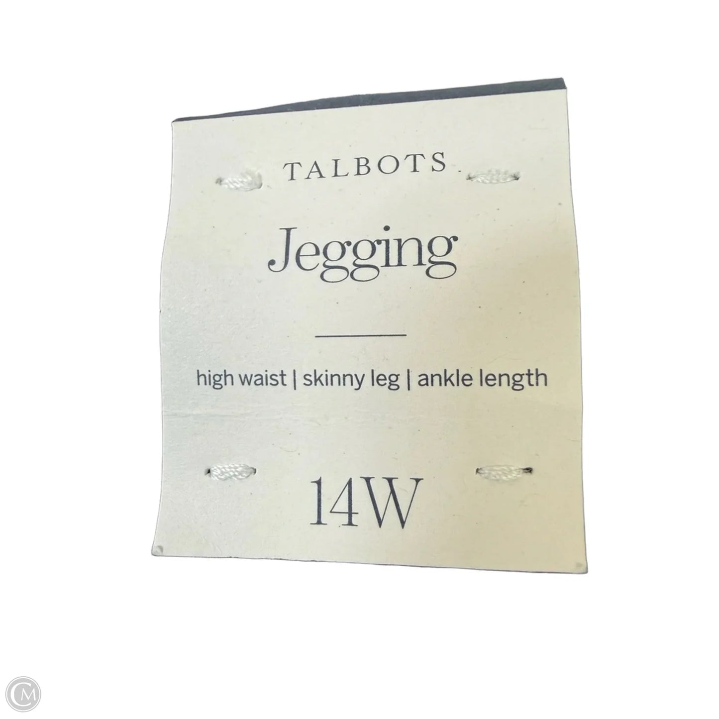 Jeans Jeggings By Talbots In Blue Denim, Size: 14