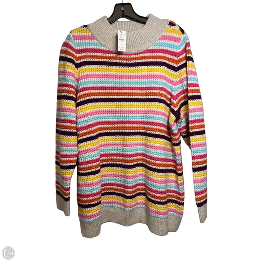 Sweater By Talbots In Multi-colored, Size: 1x