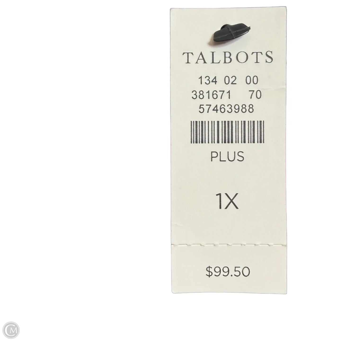 Top Long Sleeve By Talbots In Pink, Size: 1x