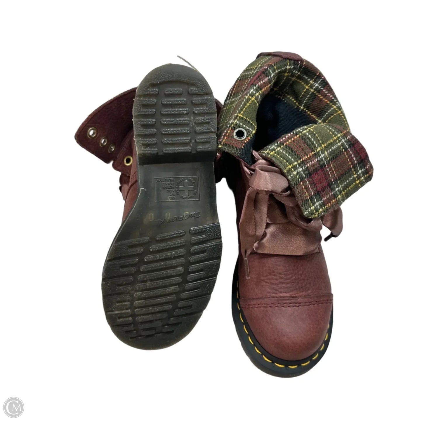 Boots Ankle Flats By Dr Martens In Red, Size: 6