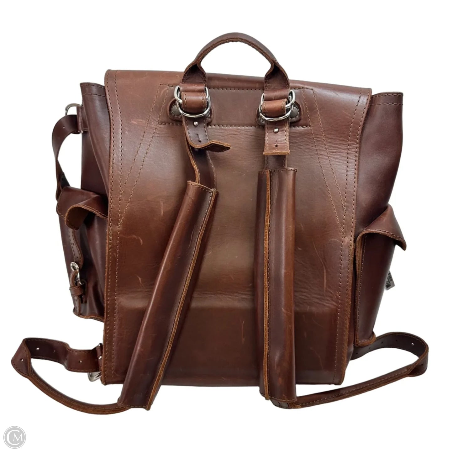 Backpack Leather By SADDLEBACK, Size: Medium