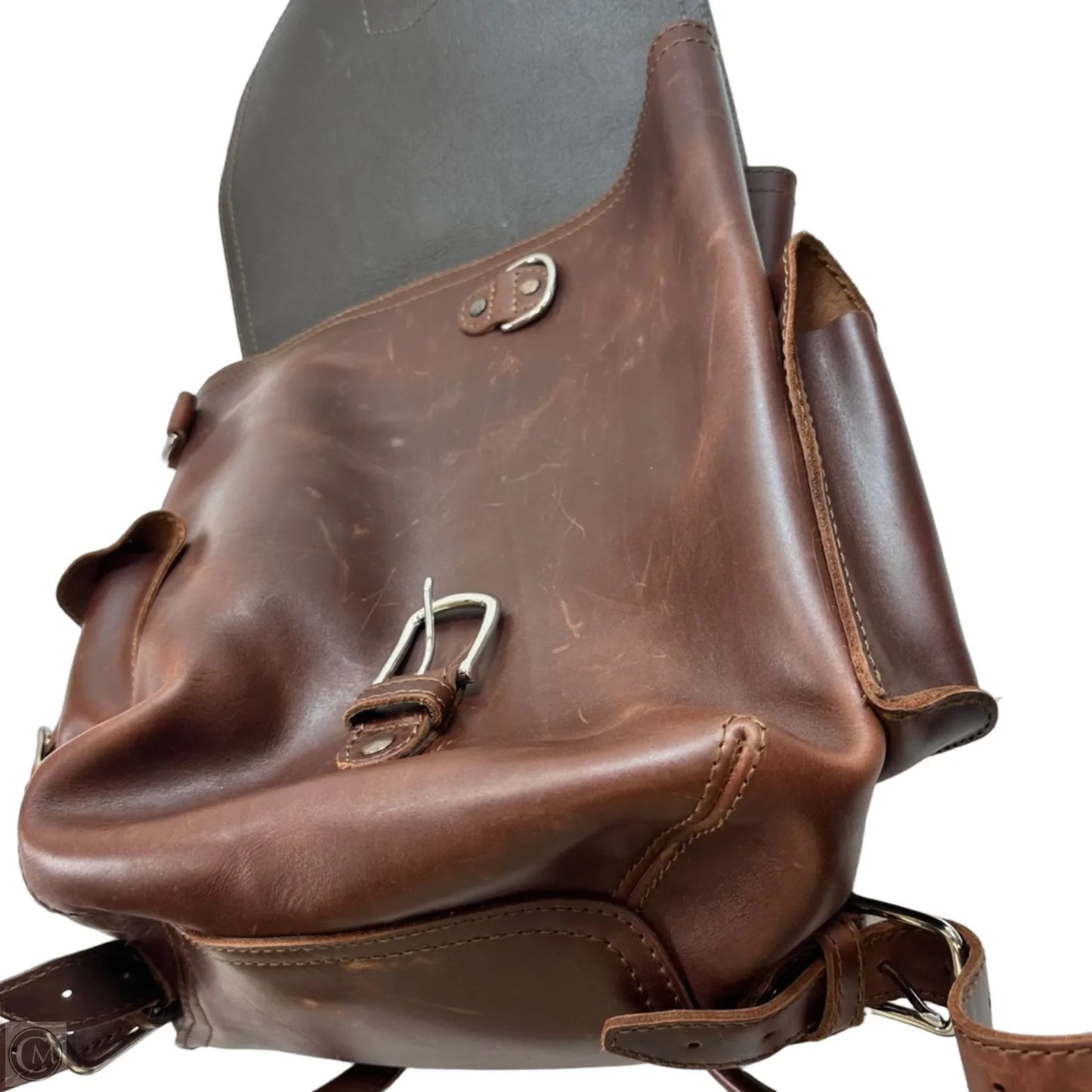 Backpack Leather By SADDLEBACK, Size: Medium