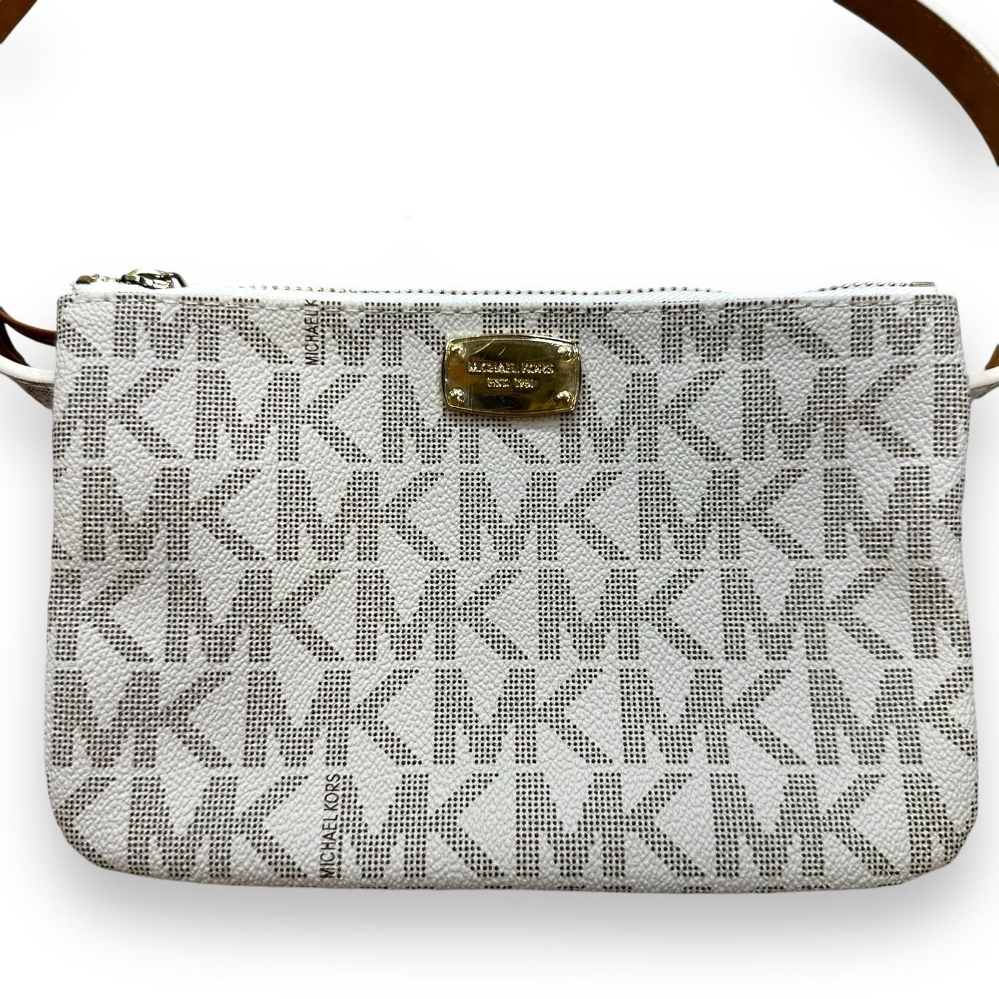 White Belt Bag By Michael Kors, Size: Small