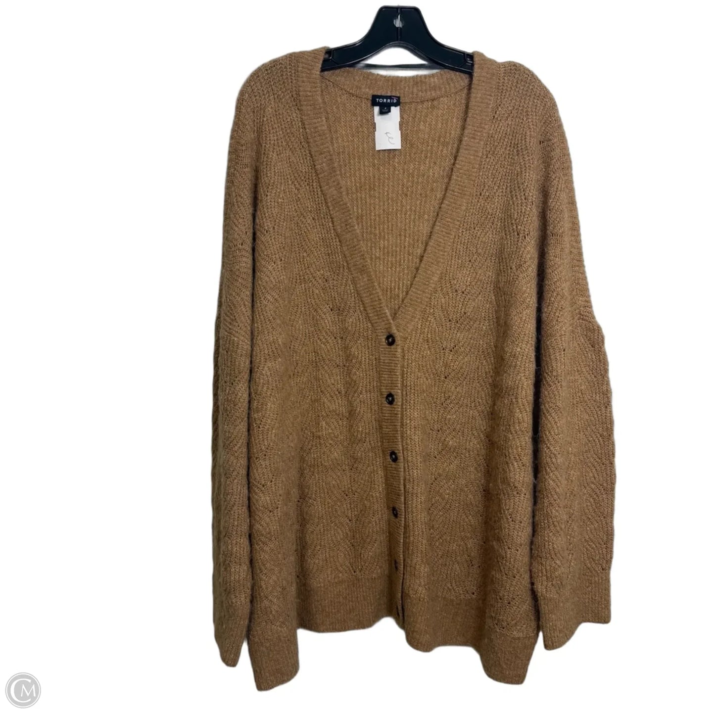 Cardigan By Torrid In Tan, Size: 4x
