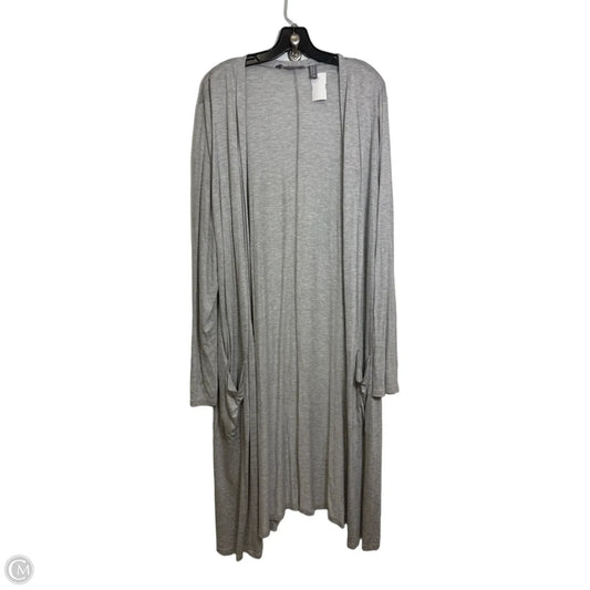 Cardigan By Lisa Rinna In Grey, Size: 3x