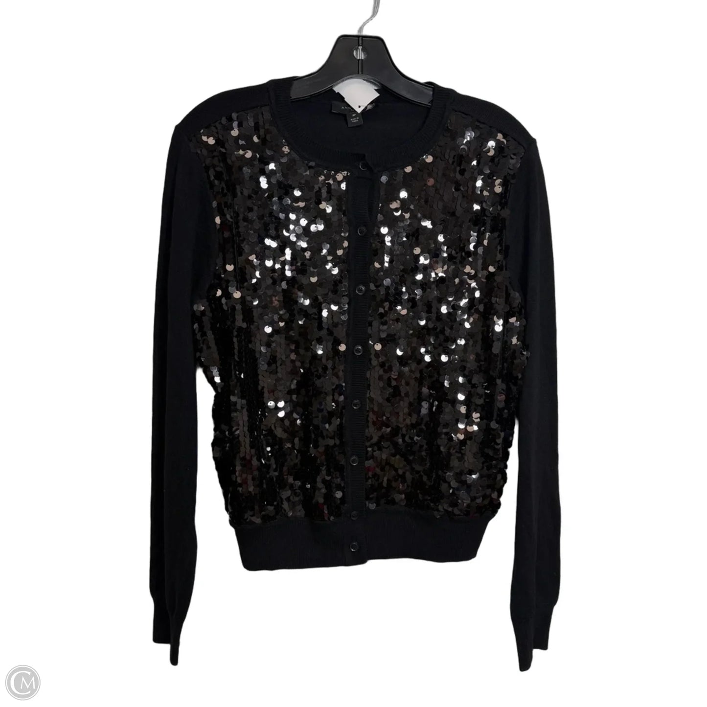Cardigan By Ann Taylor In Black, Size: M