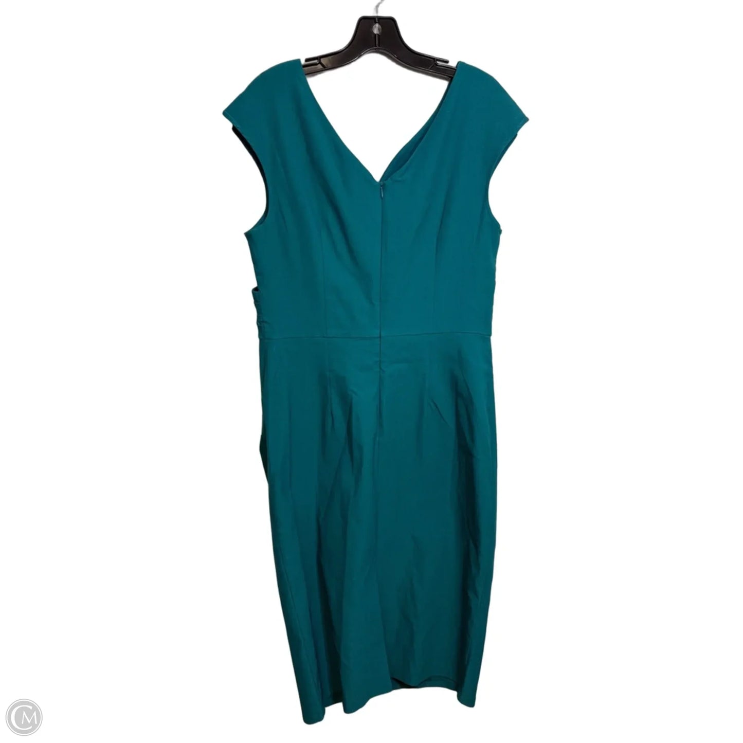 Dress Party Midi By Clothes Mentor In Teal, Size: 2x