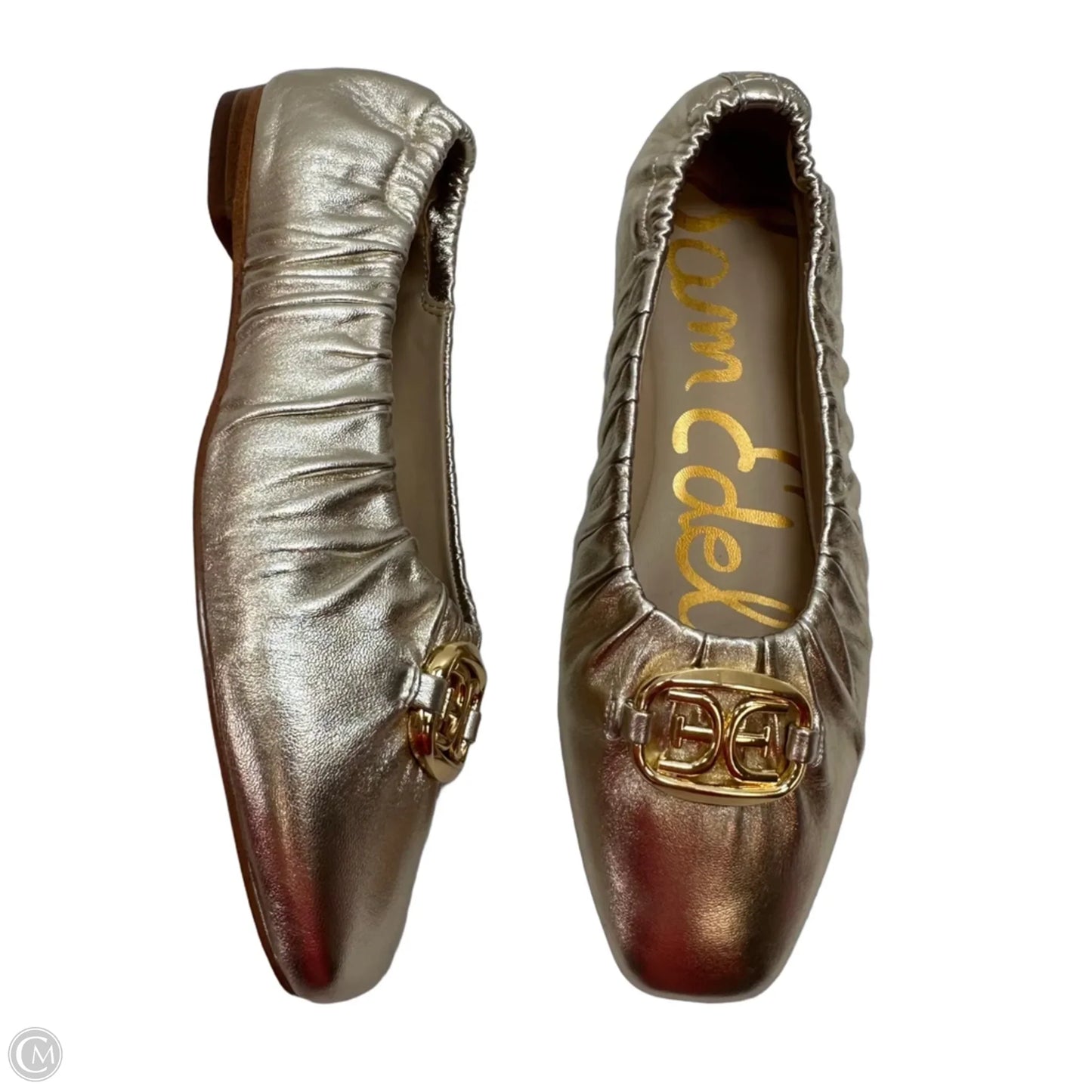 Shoes Flats By Sam Edelman In Gold, Size: 7