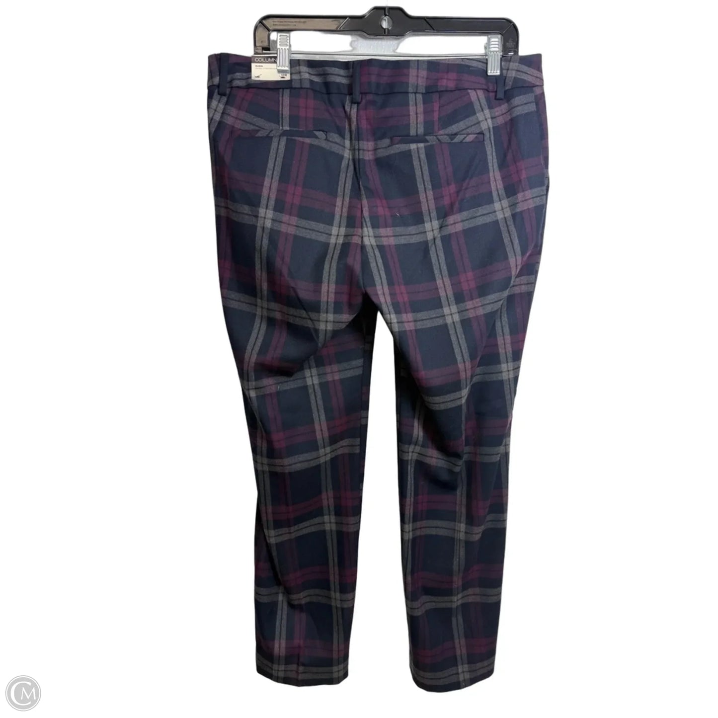 Pants Cropped By Express In Plaid Pattern, Size: 12