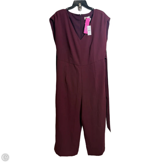 Jumpsuit By Loft In Maroon, Size: L