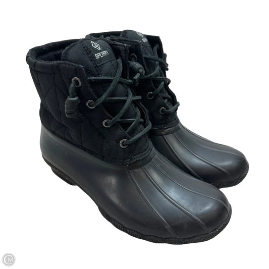 Boots Rain By Sperry In Black, Size: 7