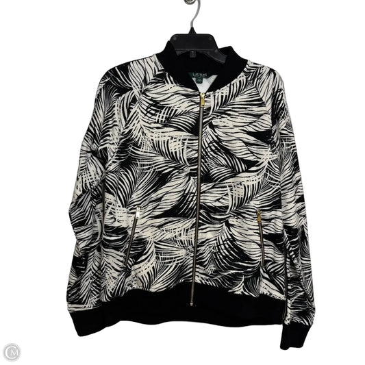 Jacket Other By Lauren By Ralph Lauren In Black & White, Size: Xl
