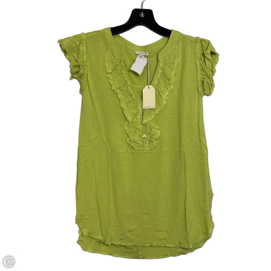 Top Sleeveless By Jodifl In Green, Size: S