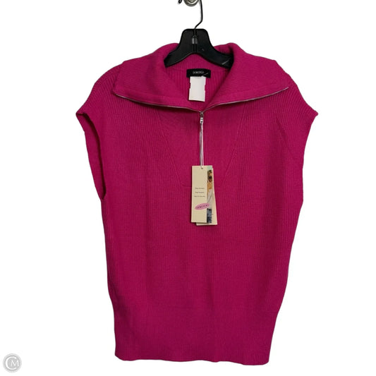Vest Sweater By Dokotoo In Pink, Size: S
