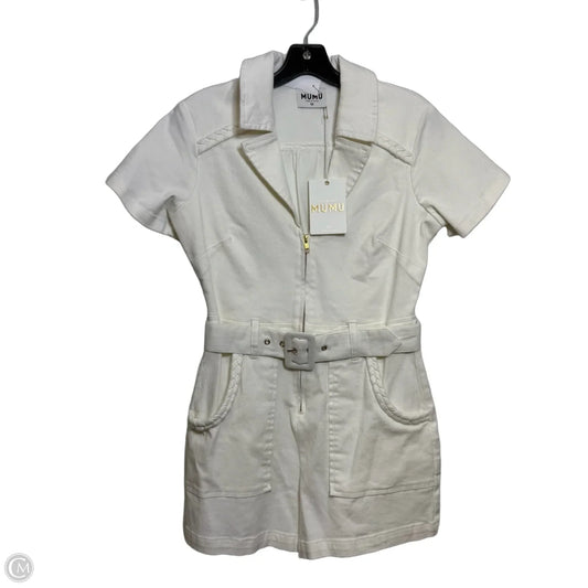 Romper By Mumu In White, Size: M