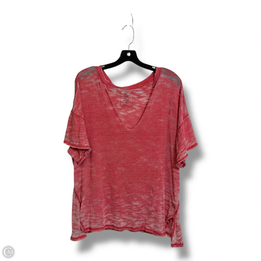 Top Short Sleeve By We The Free In Red, Size: S