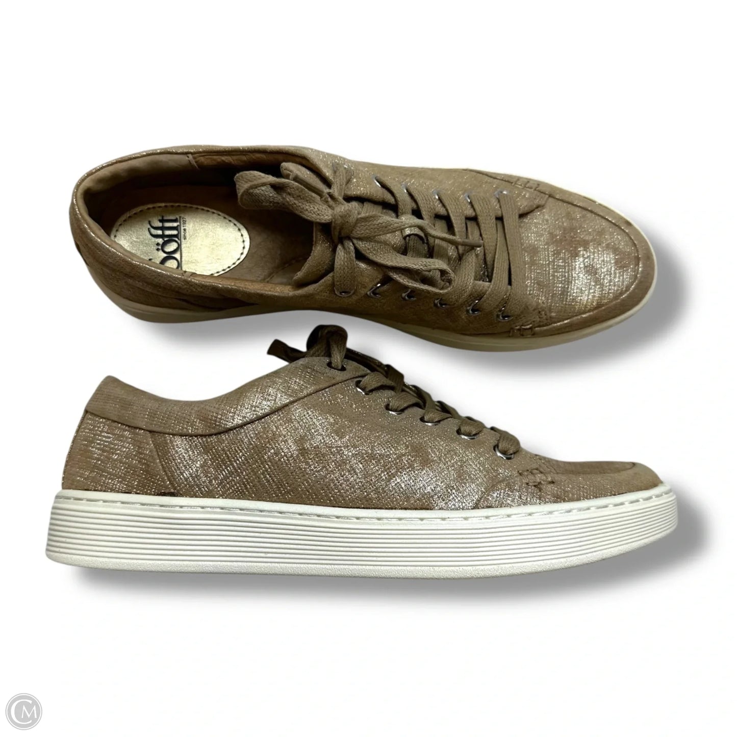 Shoes Sneakers By Sofft In Gold, Size: 11