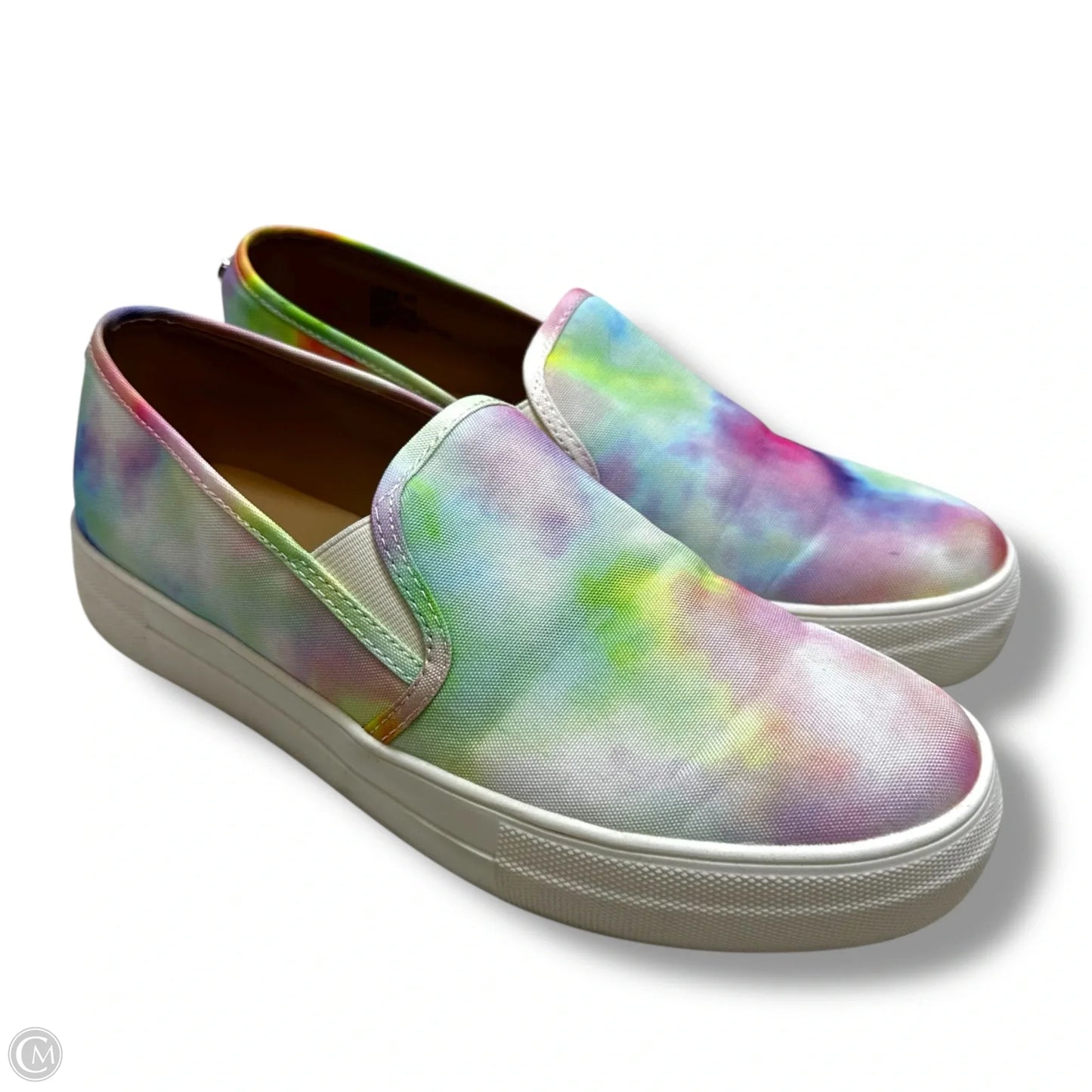 Shoes Sneakers By Steve Madden In Rainbow Print, Size: 8.5