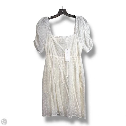 Dress Casual Short By Lush In White, Size: M