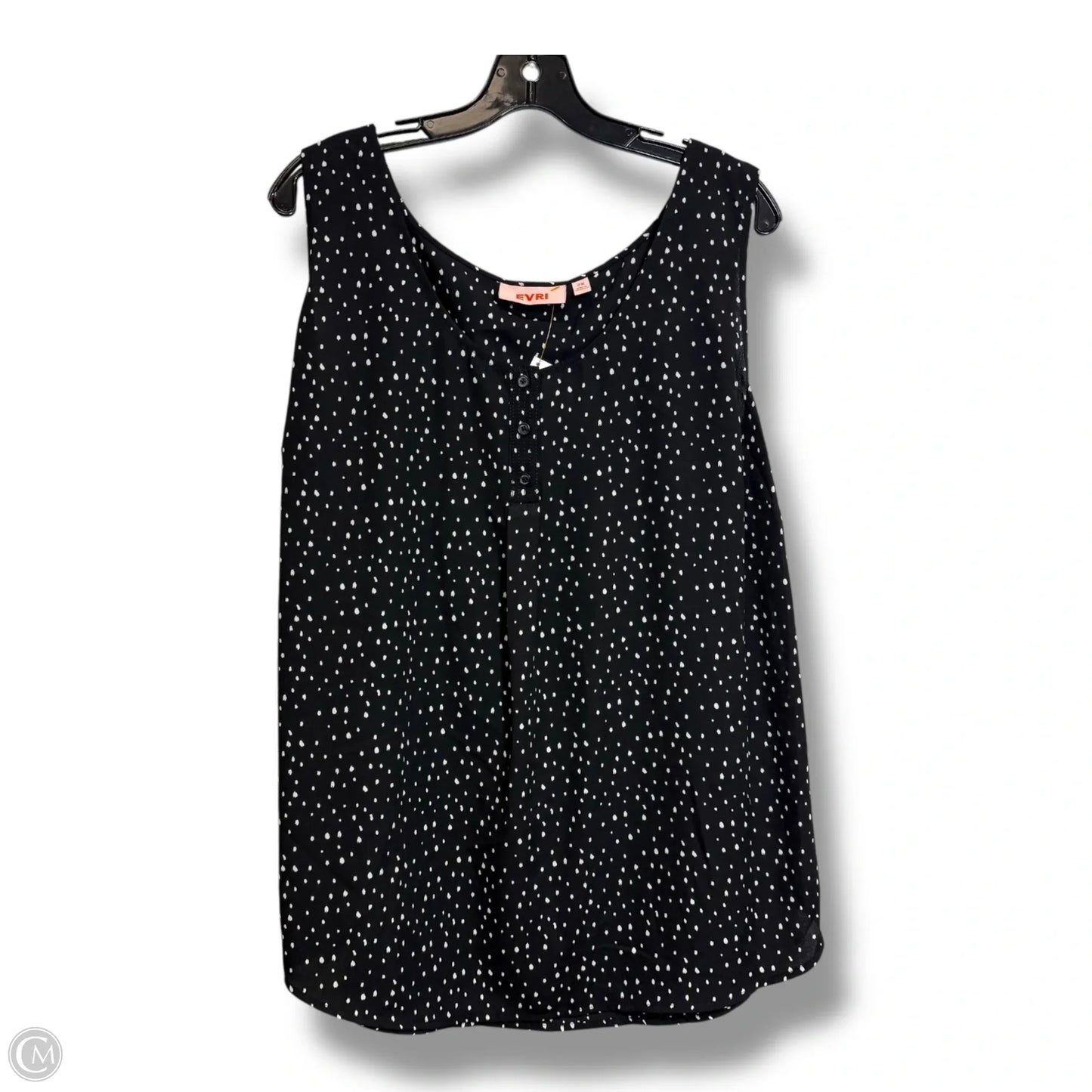 Tank Top By Evri In Polkadot Pattern, Size: 2x
