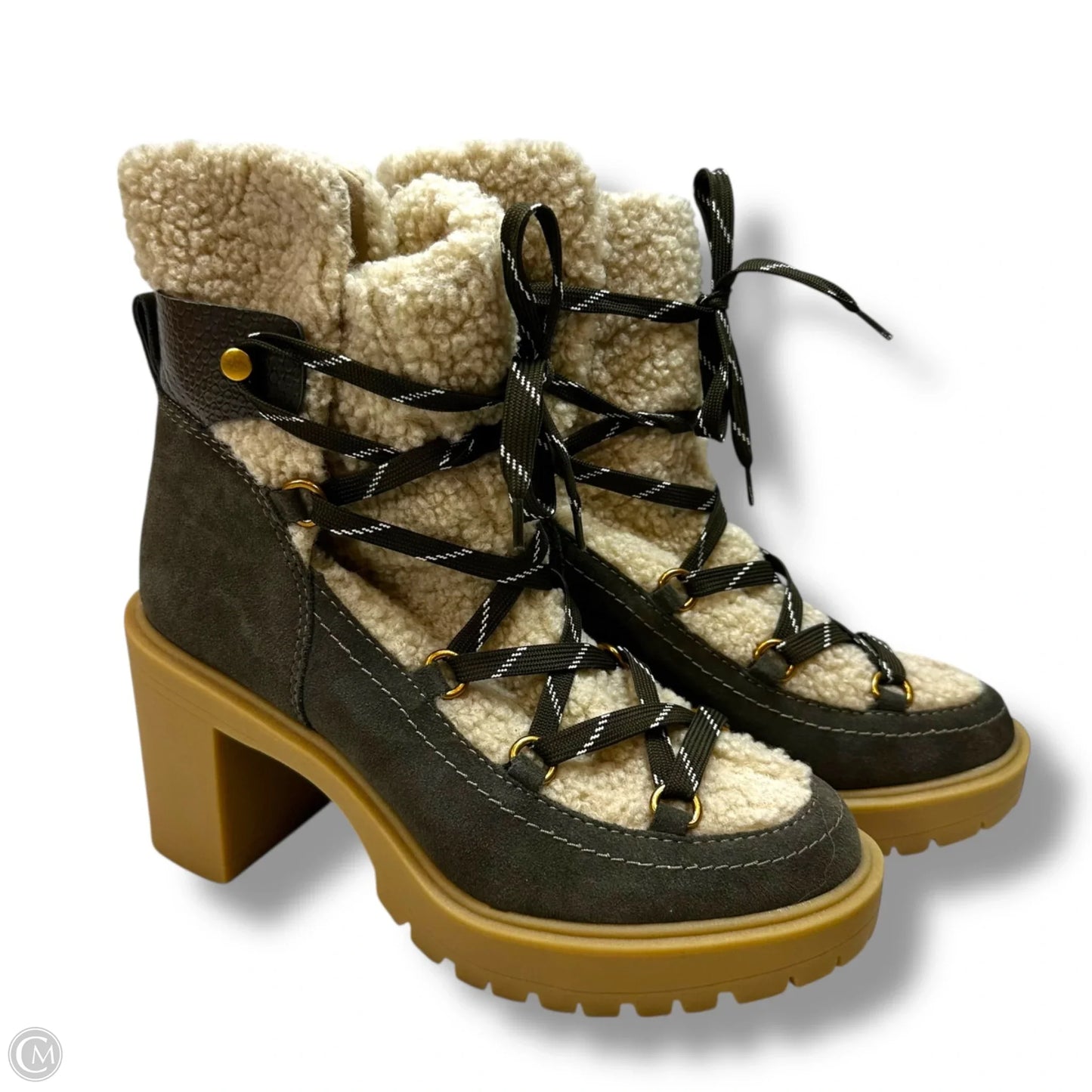 Boots Ankle Heels By Dolce Vita In Grey, Size: 8