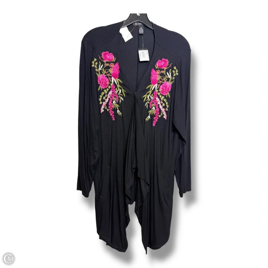 Cardigan By Inc In Black, Size: 2x