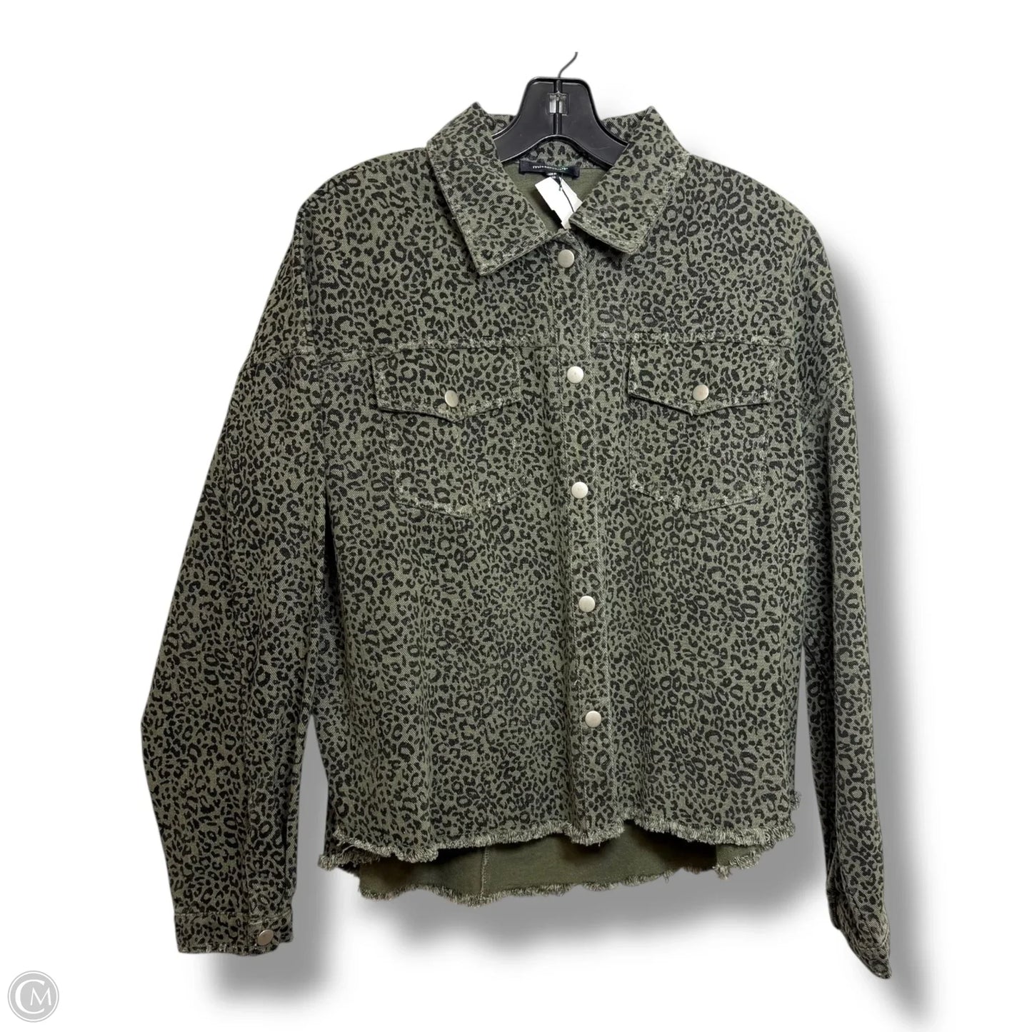 Jacket Shirt By Mittoshop In Animal Print, Size: S