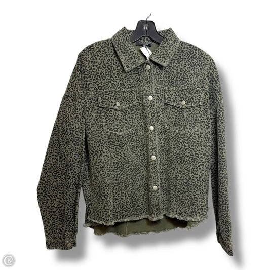 Jacket Shirt By Mittoshop In Animal Print, Size: S