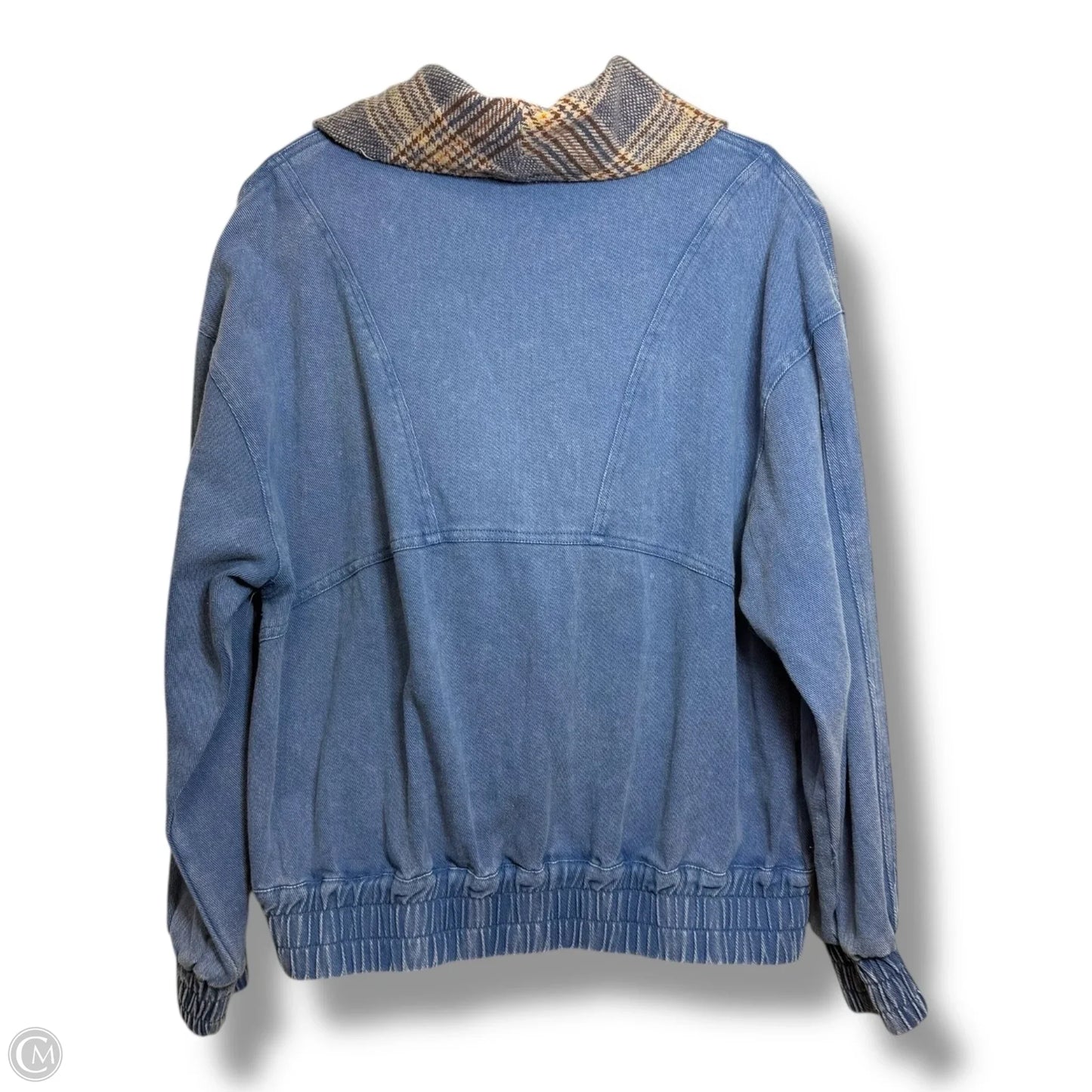 Jacket Denim By Ee Some In Blue, Size: S