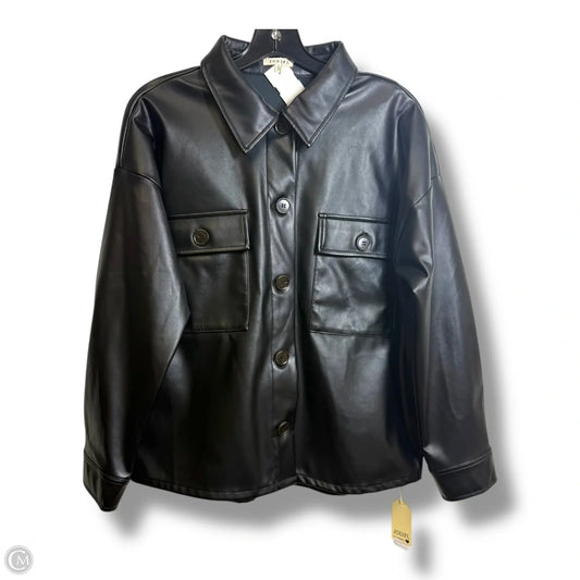 Jacket Shirt By Jodifl In Black, Size: S