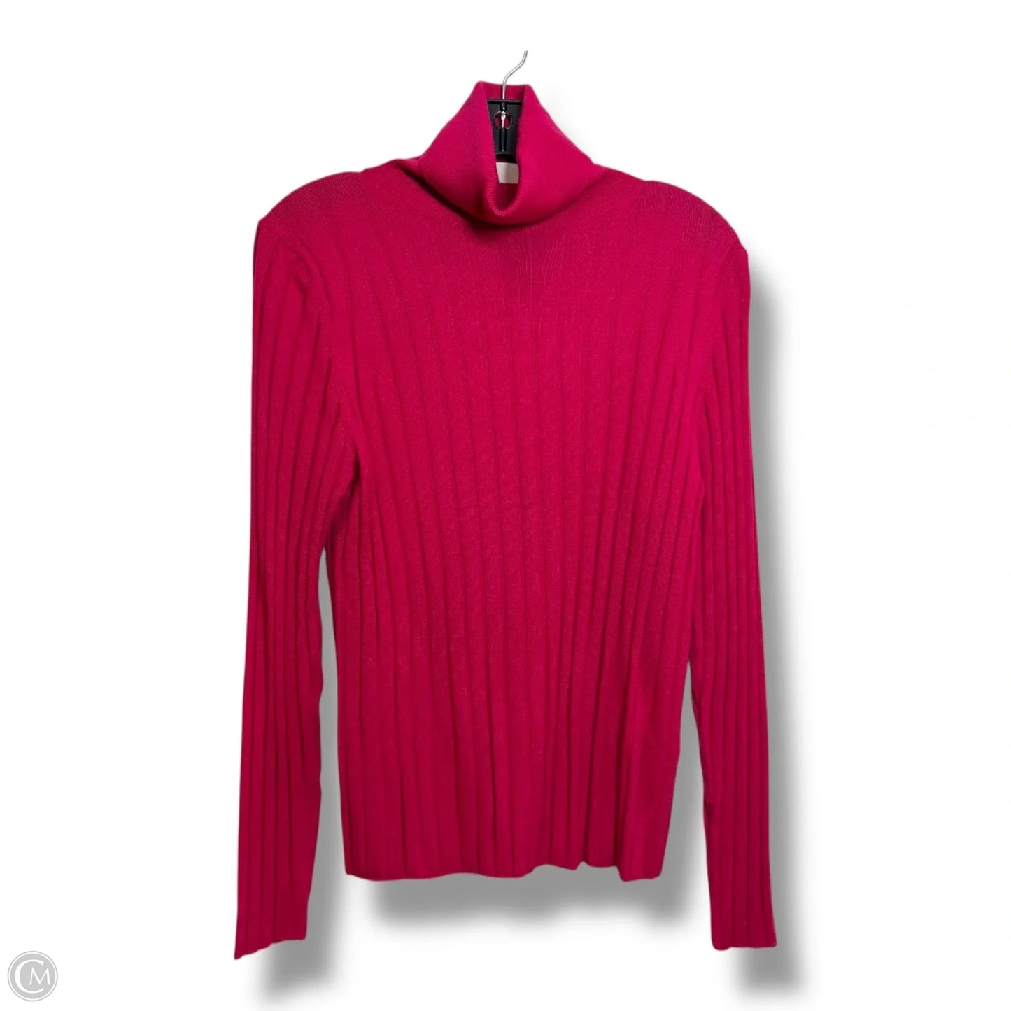 Top Long Sleeve By Banana Republic In Pink, Size: L