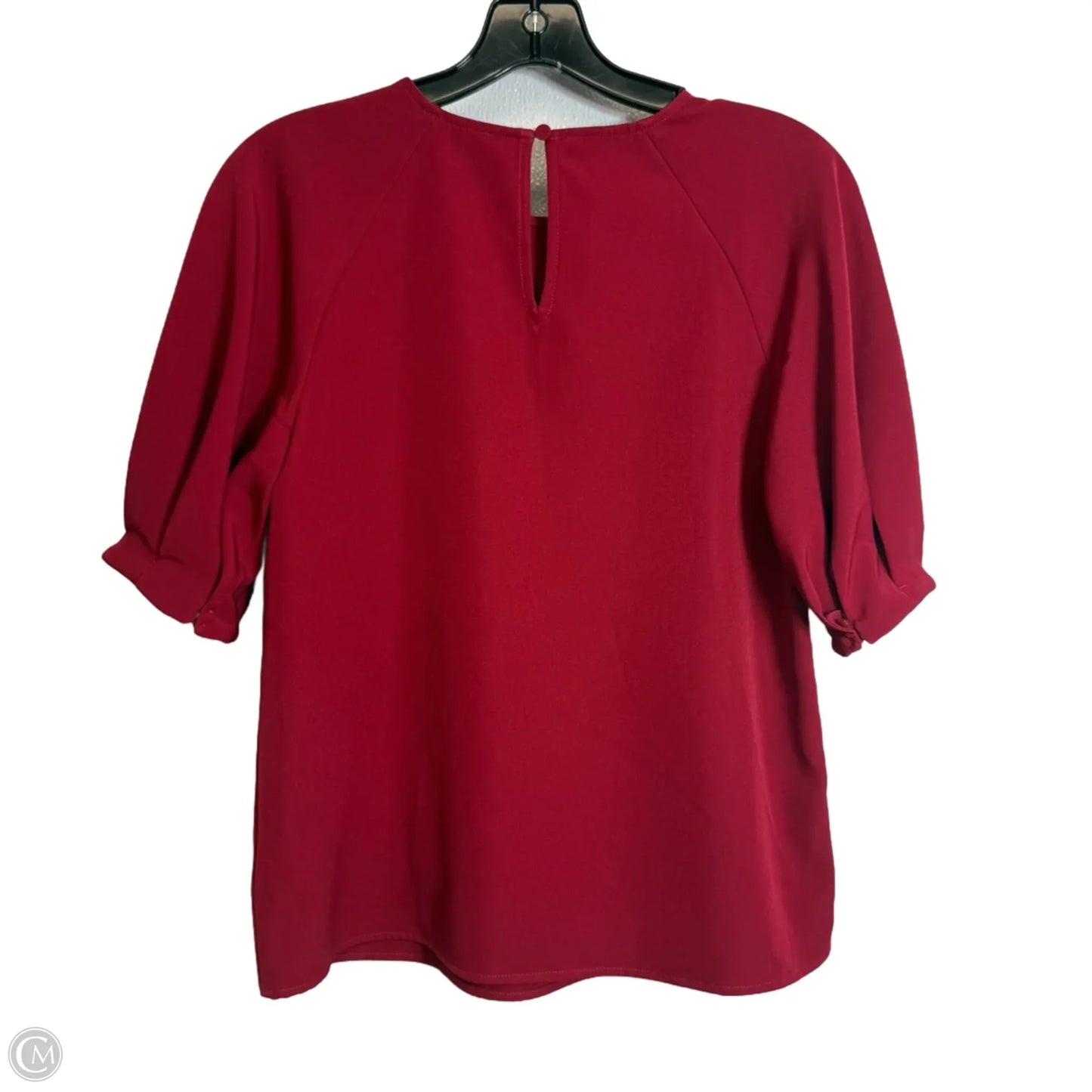 Top Short Sleeve By Express In Red, Size: Xs