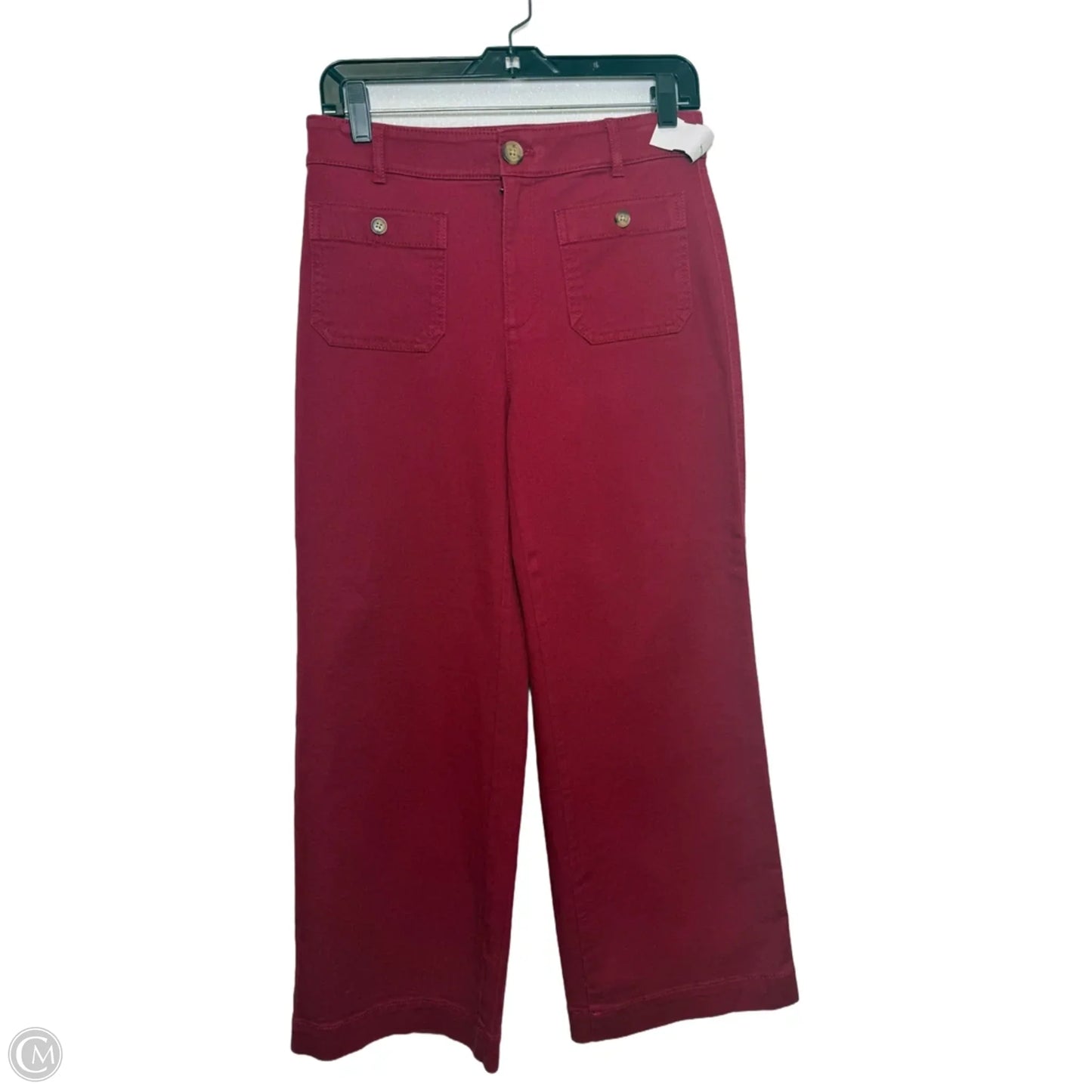 Pants Wide Leg By Loft In Red, Size: 2