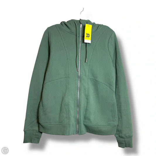 Athletic Jacket By All In Motion In Green, Size: M