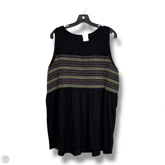 Top Sleeveless By Torrid In Black, Size: 2x