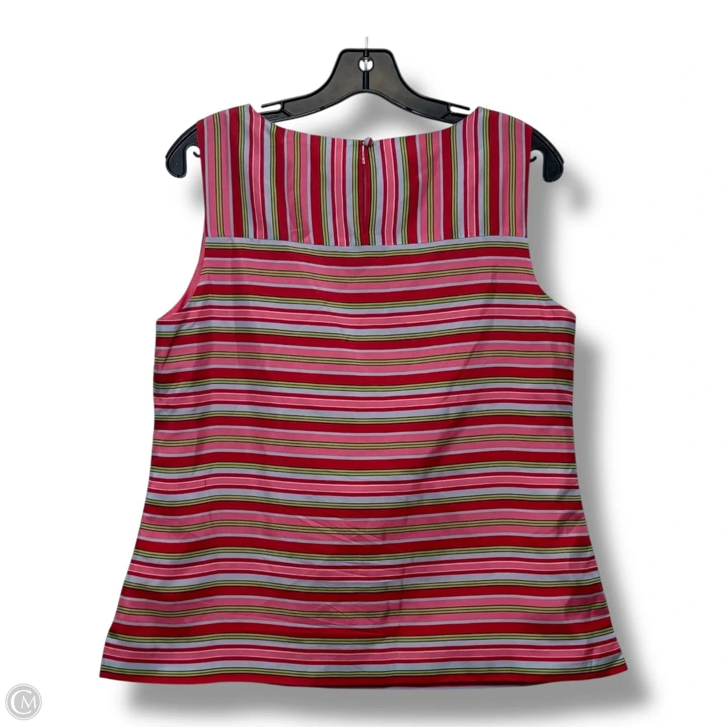 Top Sleeveless Basic By Talbots In Striped Pattern, Size: 10p