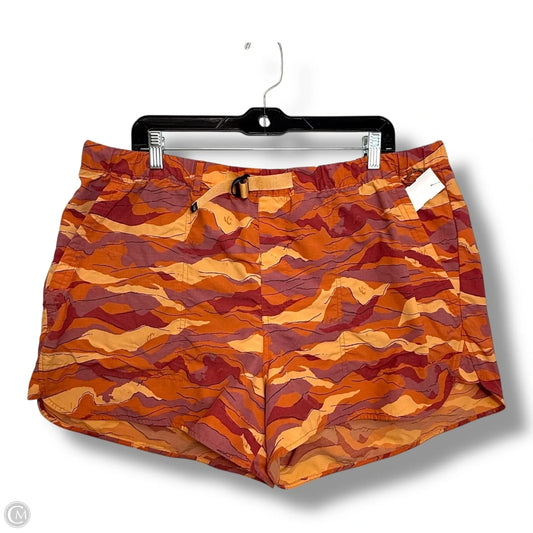 Athletic Shorts By Rei In Orange & Red, Size: 1x