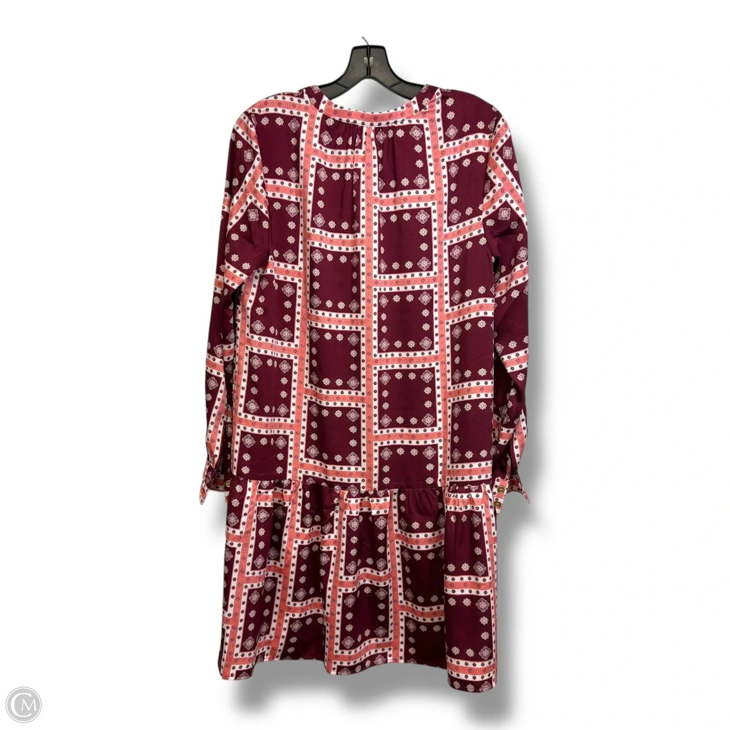 Dress Casual Short By Loft In Maroon, Size: M