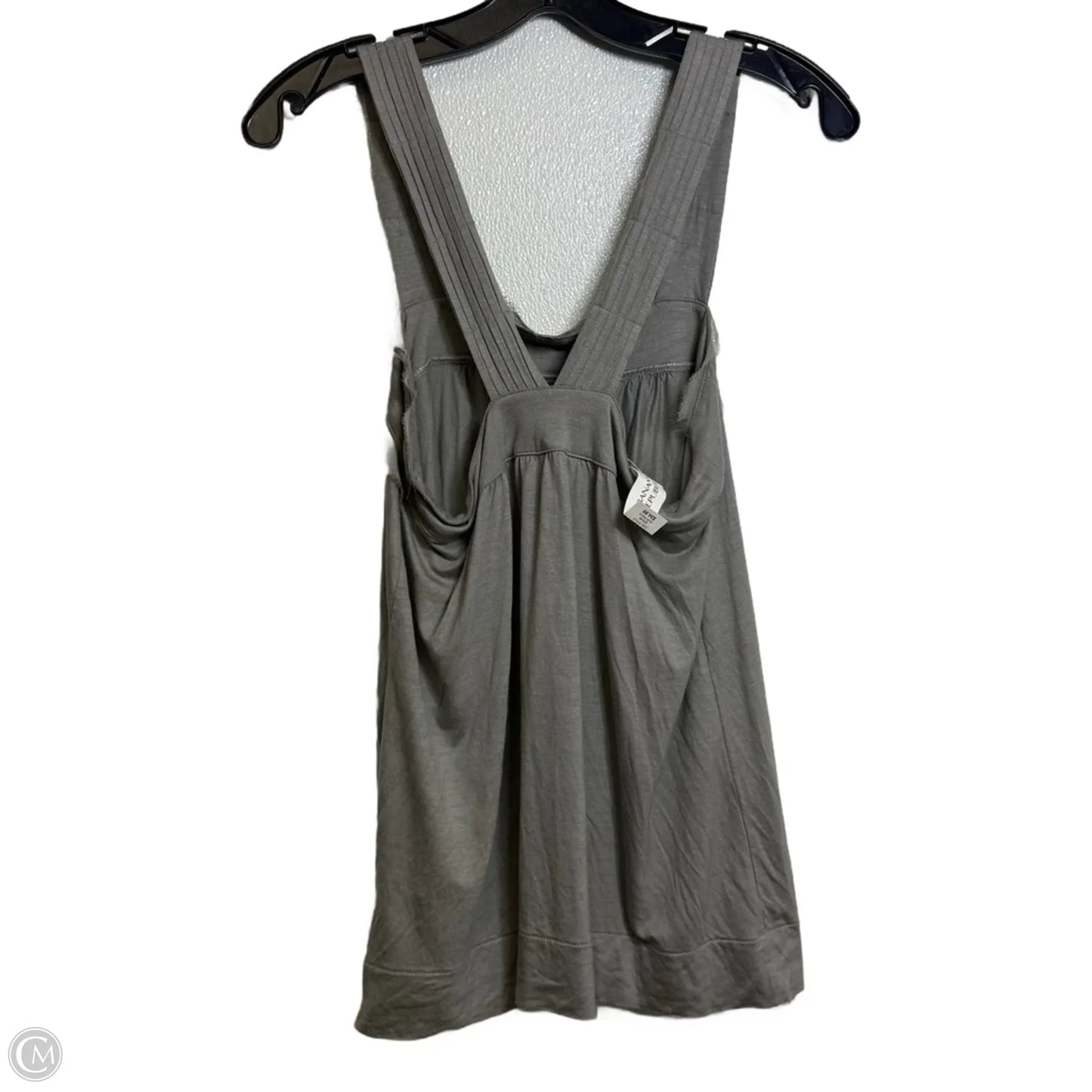 Top Sleeveless By Banana Republic In Grey, Size: M